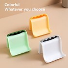 Pot Lid Holder Solid Color Waved Shape Heat Resistant Pot Lid Holder Ultra-light