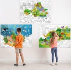 Set Of 3 Jumbo Giant Coloring Poster For Kid Table Wall Coloring Pages 45x31 5 