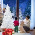 4ft Lighted Artificial White Christmas Tree   Small Fake Christmas Tree  Not    