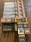 33 Rolls Lot Kodak Konica Etc Vx400 T400cn 35mm Black White Film