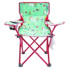  Folding Camp Chair With Safety Lock  125lb Capacity  Unicorn Print