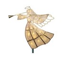 Ge Staybright  10  Angel Off-white gold White Christmas Capiz Tree Topper 16 Led