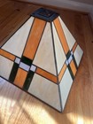 Vintage Art Deco Tiffany Style Lamp Shade Four Panels