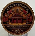   Fire Department Challenge Coin Lucks Got Nothing To Do With It Courage Honor
