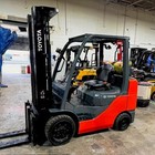 2019 Toyota 8fgcu30 6000lb Used Forklift Triple Mast Sideshift 5574 Hours