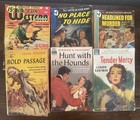 Vintage Antique Set Lot Of 6 Paperback Books Collectors Pieces Western Mystery