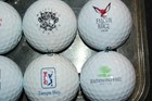 Set Of  12 Golf Ball Collectible Logo Country Club   Course   Links