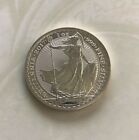 2017 Silver Britannia 1 Ounce 1oz 2 Pounds  999 Fine Silver Coin In Pouch