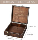 Bridal Shower Gifts Mr And Mrs Wedding Keepsake Box For Couples  Wooden Memory B