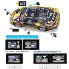 Mini 4ch Color Video Quads Multiplexer Splitter Processor For Security Camera