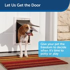 Petsafe Extreme Weather Pet Door Large 3 Flap Insulated Dog Door White