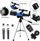 Toyerbee 70mm Aperture Astronomical Refractor Telescopes  Phone Adapter Remote