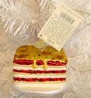 2019 Old World Christmas - Lasagna - Blown Glass Ornament - New W tag 32401