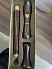 Mollenhauer Wood Recorder 3-piece Construction W  Case  Brown