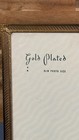 Vintage Metalcraft Gold Plated 8x10 Picture Frame Ornate Easel Back Usa