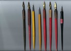 8 Vintage Ass t Dip Pens W new Ass t Calligraphy Nibs-wood W rubber   Cork