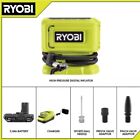 Ryobi One  18v Cordless High Pressure Inflator Kit With 2 0 Ah Battery   Charger