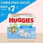 Huggies Natural Care Refreshing Baby Wipes   560 Wipes Total hypoallergenic 