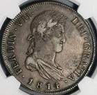 1814 Ngc Xf 45 Guatemala 8 Reales Spain Colonial Silver Dollar Coin  25012604d 