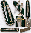 Handmade Georgian Caucasian Kindjal Dagger Khanjali Sword Knife Wall Hanging