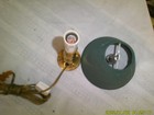 Unused Small Table Top Electric Night Light Brass Base Green Shade