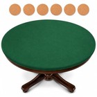 Poker Table Cover - Green Felt Casino Style For Game Night  Poker  Mahjong 