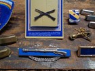 Vietnam Vintage Us Army Infantry Officers Cib Patch   Uniform Rank Insignia Pins