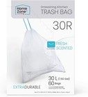8 Gallon Kitchen Trash Bags With Drawstring Handles