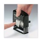 Trodat E4817 2  X 0 38  Self-inking 12-message Date Stamp - Black New