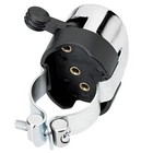 Universal Chrome Lucas Style Motorcycle Handlebar Dimmer Switch   Horn Button