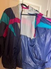 Vintage Adidas Track Jacket M 80s 90s Retro Full Zip Athletic Windbreaker