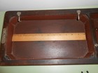 Vintage Singer Sewing Machine 99 128 Bentwood 3 4 Size Carrying Case Base Only