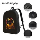 Futuristic Graphic Laptop Backpack For College   High School - Fits 15   Laptop