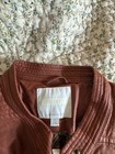 Anthropologie Faux Leather Jacket Women s Xl