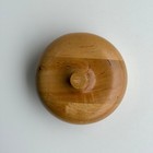Vintage Small Wooden Jewelry Box With Lid Handmade Danish Scandinavian Minimal