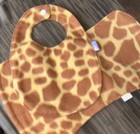 Baby Bib And Burp Cloth