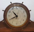 Vintage General Electric Ship s Bell Nautical Mantle Clock Working Free Shipping