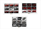 Ferrari Lamborghini Cars Car 7 Souvenir Sheets Mnh Imperforated