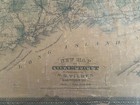 Original Antique Wall Map Of Connecticut  Published By  S d  Tilden 1871 Genuine