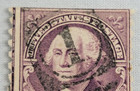 U s  Postage Stamp   George Washington   3   Stamp Violet   Posted   Z23