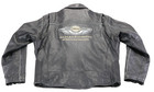 Harley Davidson Mens Jacket Xl Black Leather 100th Anniversary 1903-2003 Bar Zip