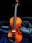 New Full-size Solid 4 4 Flamed Maple Concert Violin fiddle-german
