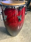 Lp Performer Series Conga With Chrome Hardware 12 5 In  Tumba Red Fade