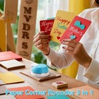 Ecraft Paper Corner Rounder Punch   3 In 1  r4mm  R7mm  R10mm  - White