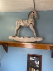 Antique Hand Carved Rocking Horse carousel Horse Children   s Toy