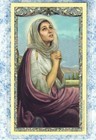 St  Monica With Prayer To Saint Monica - Laminated Holy Card 800-1260