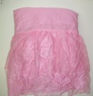 Tadpoles Tulle Double Ruffle Baby Standard Crib   Youth Bed Skirt   18  Drop New