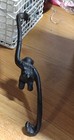 Hanging Monkey - Vintage Cast Iron Monkey S-hook plant Hanger - Taiwan 