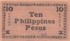 Philippines 10  Pesos  Series Of 1945 J 2  Wwii Issue Uncirculated Banknote G 37
