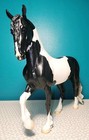 Used Breyer Traditional Model  1865    battlefield Angel Hp     friesian Sporthorse 